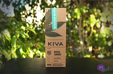 KIVA 180MG Mint Chocolate Bar
