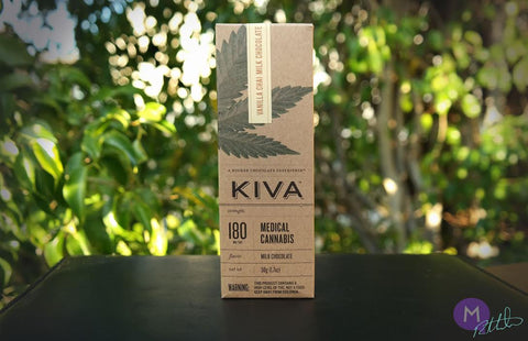 KIVA 180MG Vanilla Chai Chocolate Bar